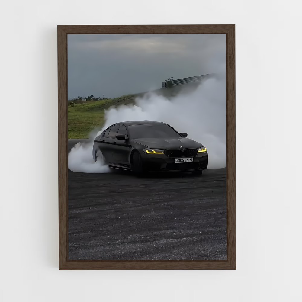 Poster Smoke and Speed – affiche BMW (vue 5)